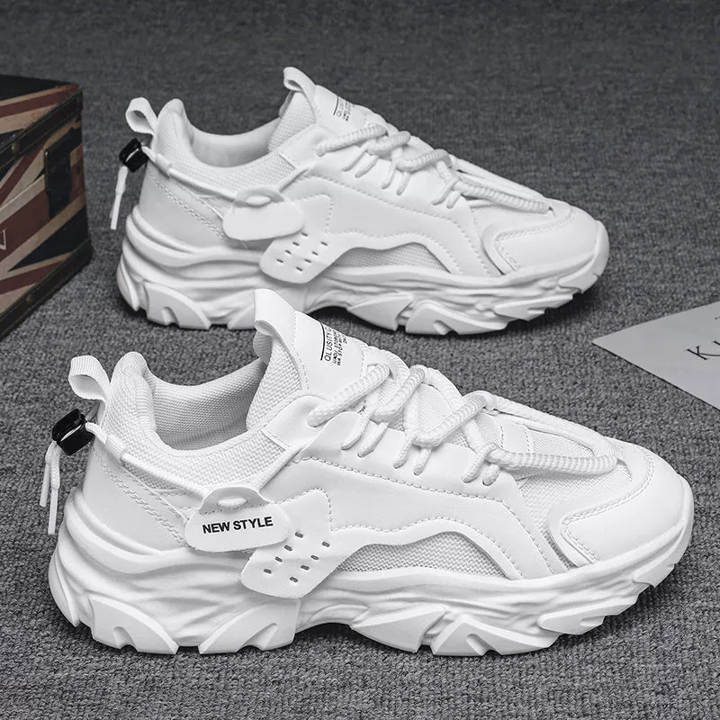 Zapatos de Seguridad de Trabajo Negros de Malla con Suela Gruesa Elevadores Transpirables Nuevos Invierno 2026