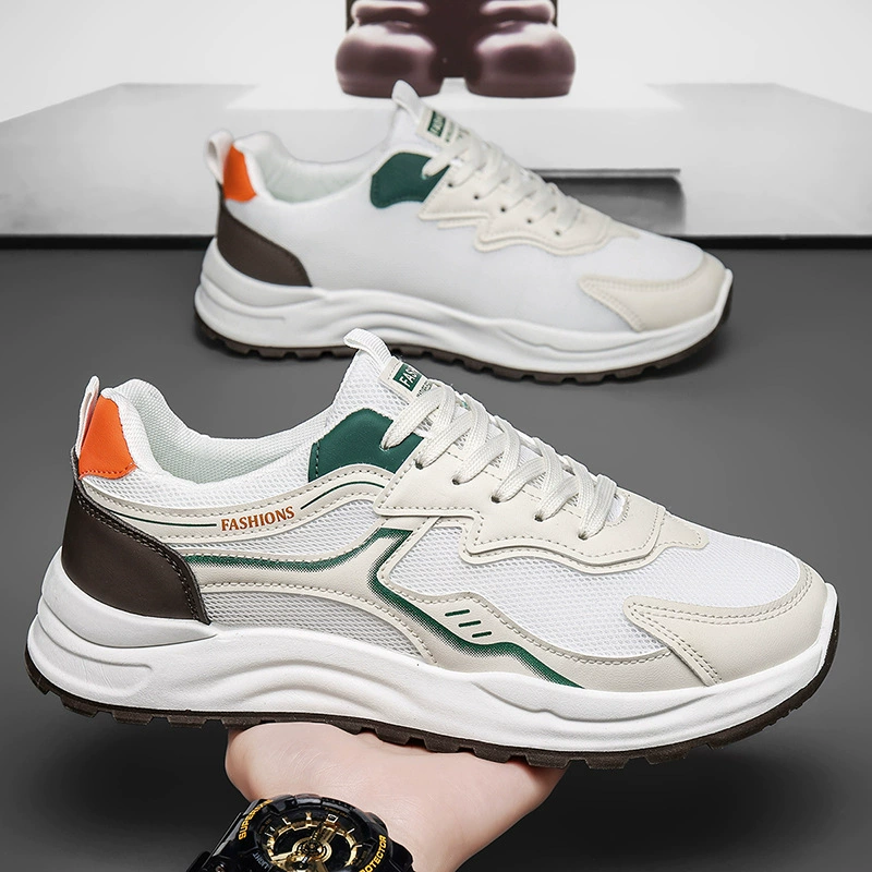 Tênis Dad Sneakers Masculinos em Mesh Respirável, Antiderrapantes, Sola Grossa, Verão 2026 · MOHE China shoe factory