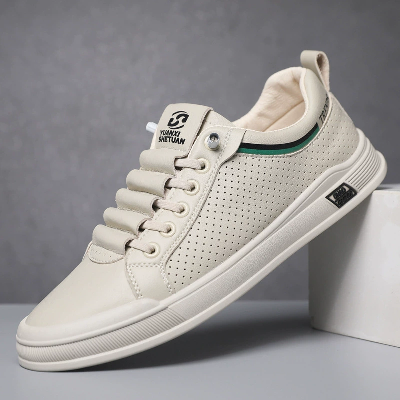 Foreign Trade Herrenschuhe Sommer Neu, weiche Sohle niedrige schwarze lässige Sneaker