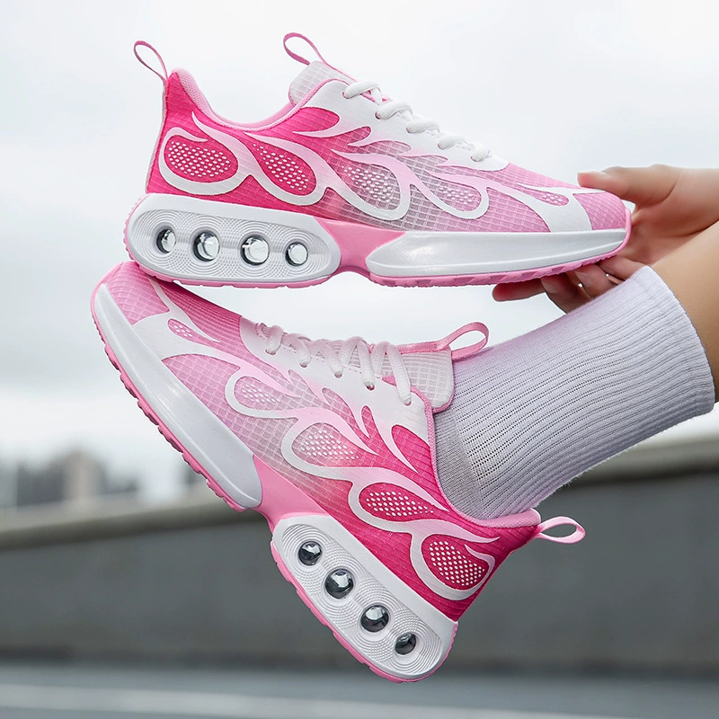Zapatillas de running para mujer de malla fina transpirable de verano, zapatillas casuales de viaje ligeras al por mayor