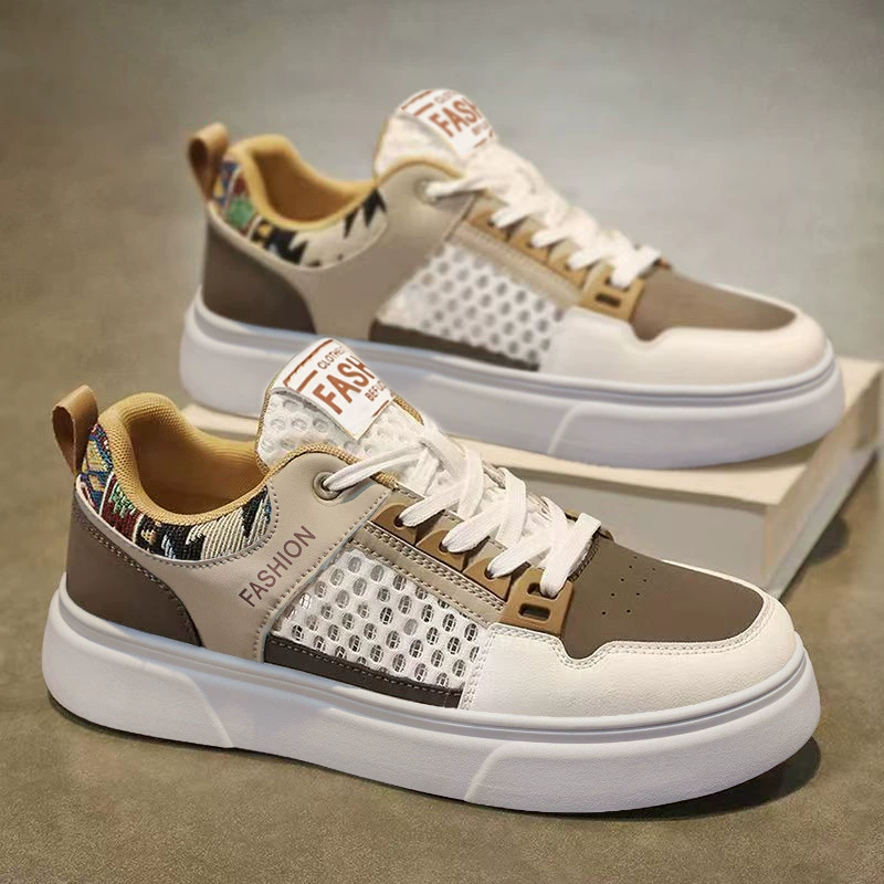 Zapatos de Playa Casuales Transpirables de Malla con Ojal Verano 2026 Hombre Deportivos Estudiante Modelo 2077