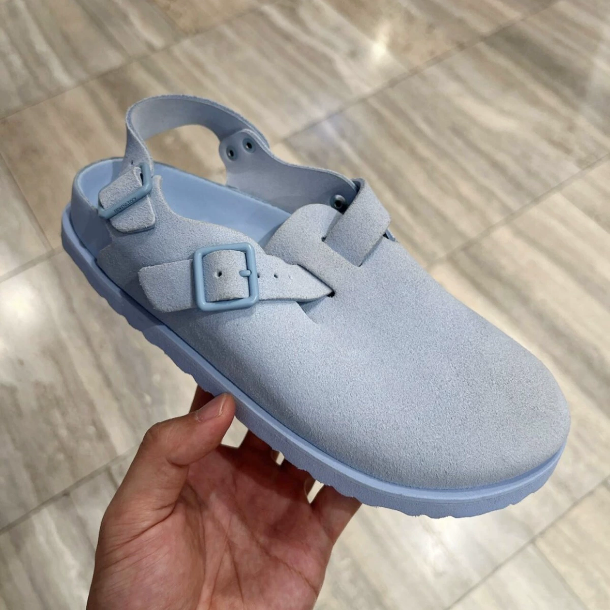 Sandales Birkenstock 1774 à bout couvert pour femme, mules à semelle souple, nouveau 2025 · MOHE China shoe factory