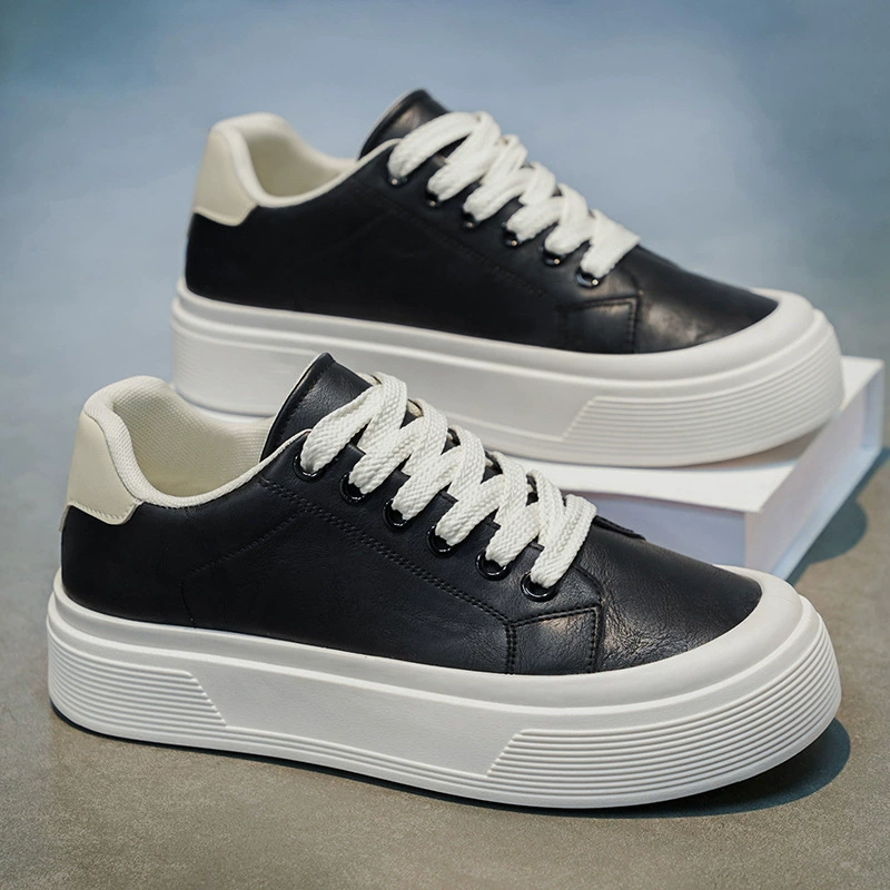 Zapatos de skate de suela gruesa de moda para hombre, verano 2026, transpirables, planos, casuales · MOHE China shoe factory