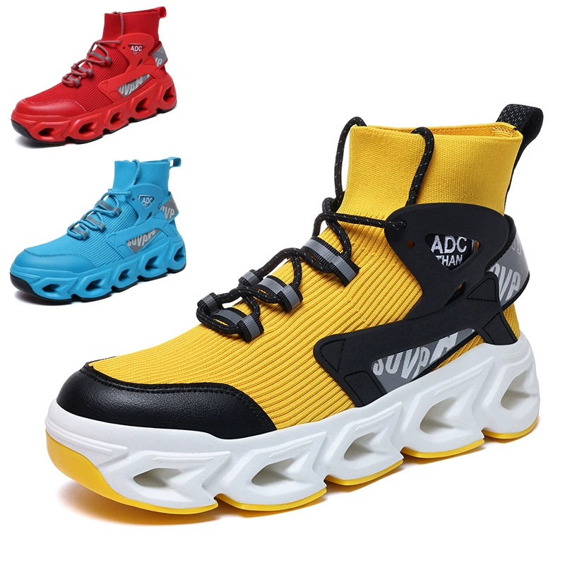 Chaussures papa montantes pour hommes, mesh respirant été, baskets de running légères