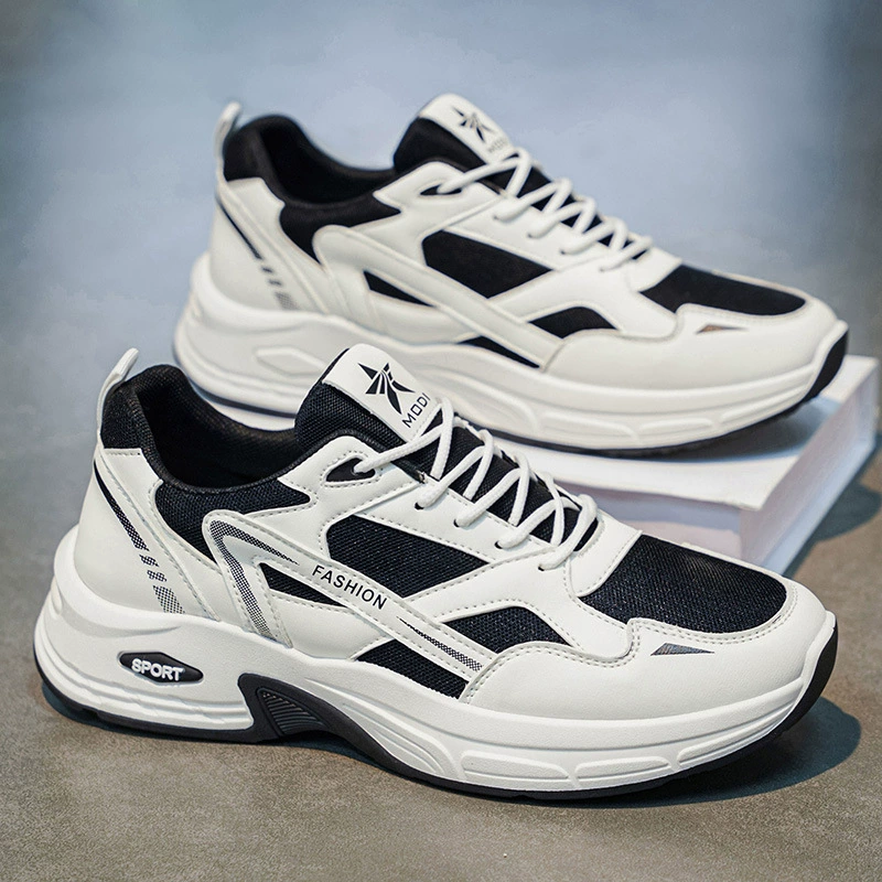 Herren Sommer 2026 Mesh atmungsaktive Laufschuhe, dicke Sohle, Studenten-Dad-Sneaker, Modell 2049 · MOHE China shoe factory