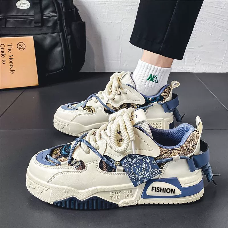 Mode Herren Winter Lässig Design Sinn Nische Original Board Schuhe Teen Erhöhend Dicke Sohle · MOHE China shoe factory