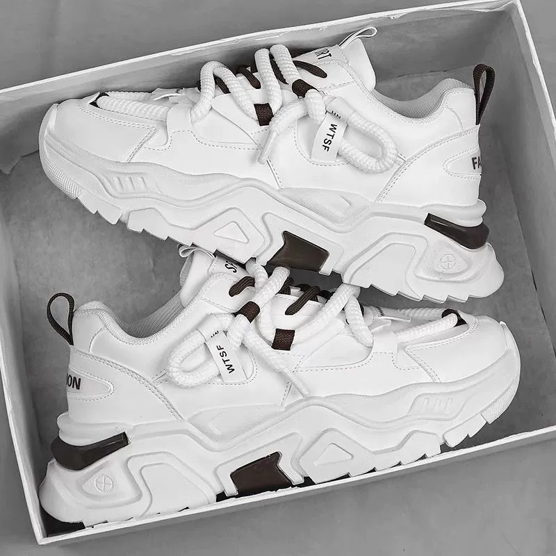 Chaussures printemps homme 2026 nouvelles respirantes mode rehaussantes décontractées sports dad · MOHE China shoe factory