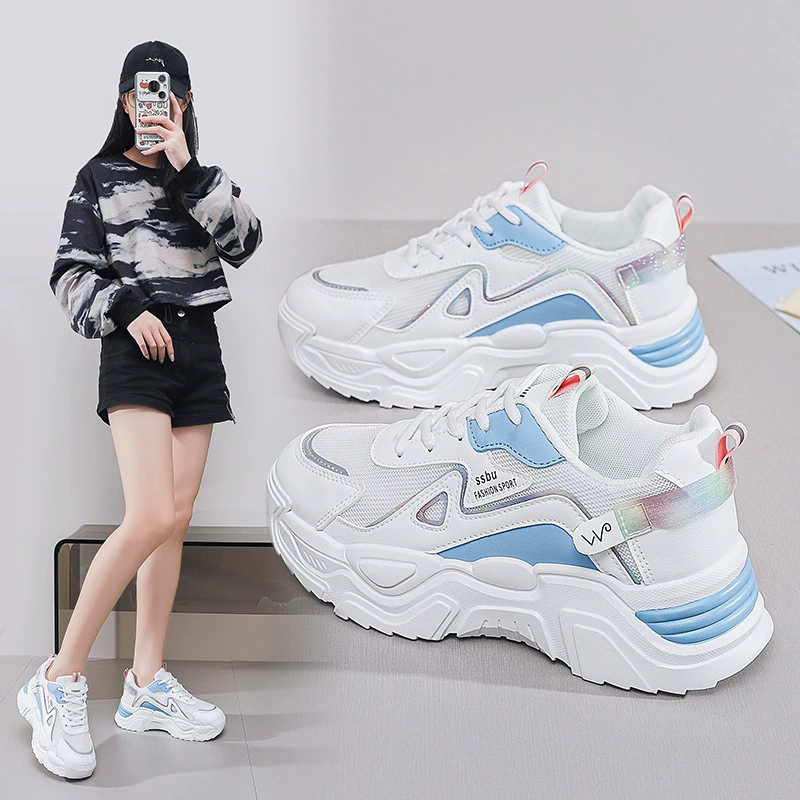 Chaussures Dad femme printemps 2025, sneakers décontractées respirantes style coréen