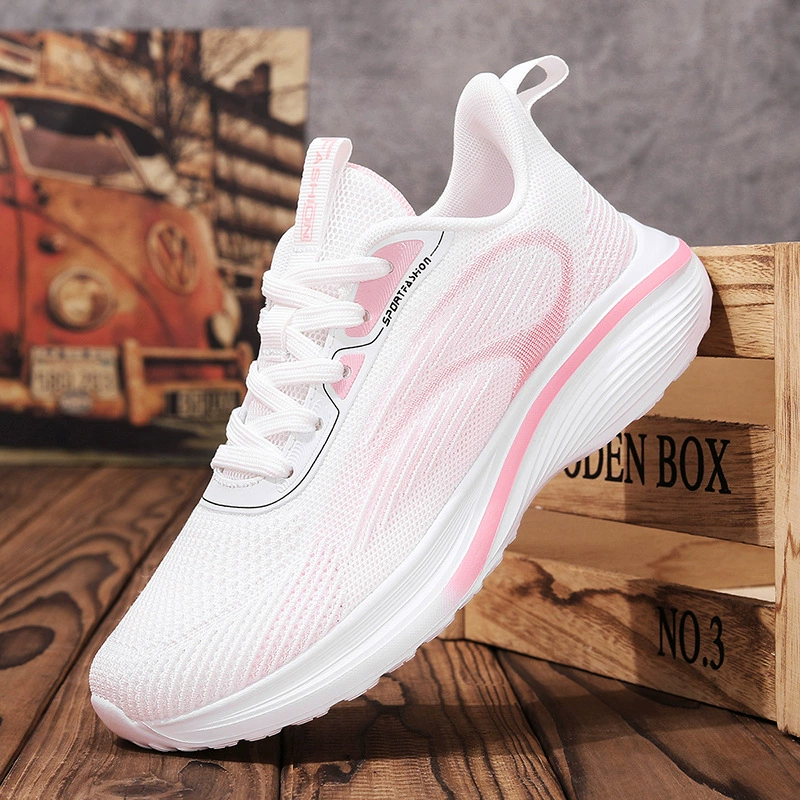 2025 New Knit Shoes Foot Chip Magnetic Massage Men Women Fitness Running Shoes