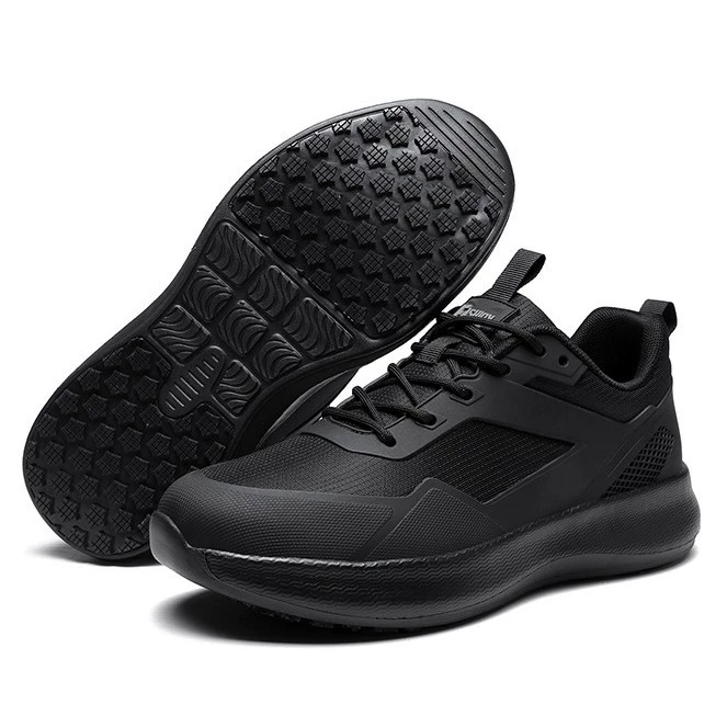 Neue professionelle Kochschuhe Herren rutschfest wasserdicht ölbeständig weiche Sohle Küche schwarz Arbeitsschuhe
