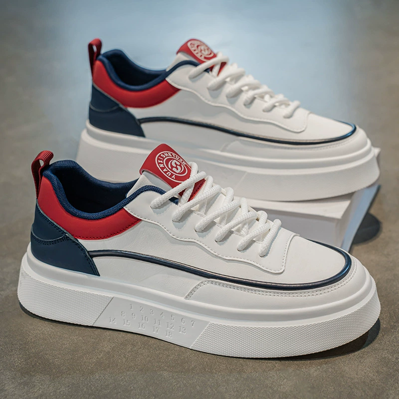 Zapatillas Casuales Transpirables de Hombre Otoño 2026 Nuevas, Ligeras, Suela Suave, Blancas
