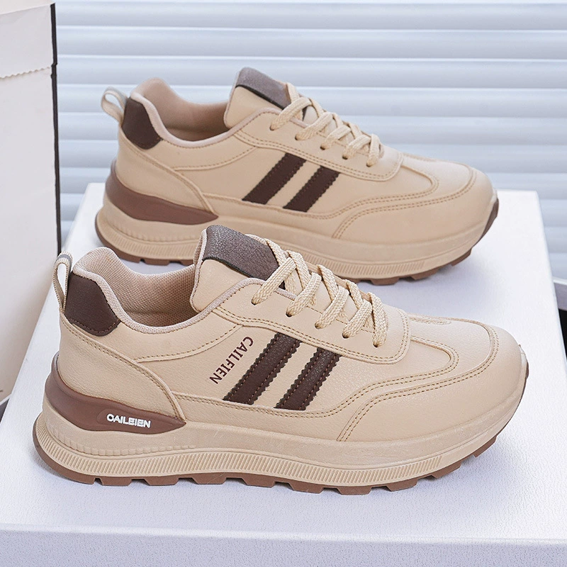 Women's Chunky Sneakers 2025 Fall Breathable Thick Sole Casual Trendy Shoes