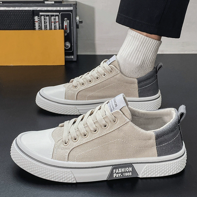 Chaussures Toile Homme Printemps Été 2026 Nouvelles Antidérapantes Sport Souliers Respirants Adolescent Décontracté · MOHE China shoe factory