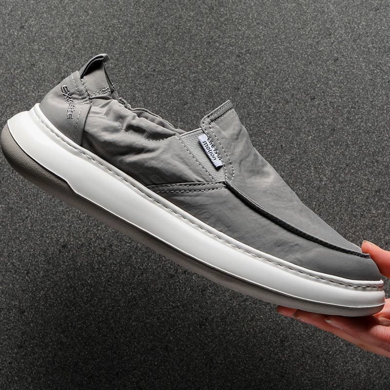 Zapatos Casuales de Lona para Hombre Verano 2026, Slip-on, Ligeros y Transpirables