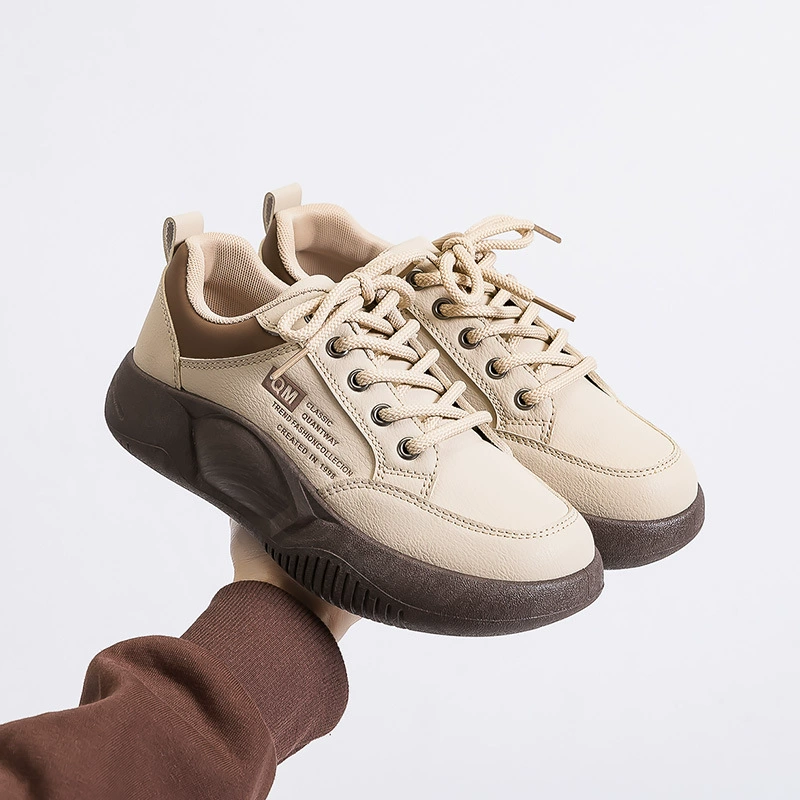 XQ5801 2024 Sommer Dicke Sohle Höhenverstellbare Board Schuhe, Koreanischer Style Freizeit Dad Sneaker