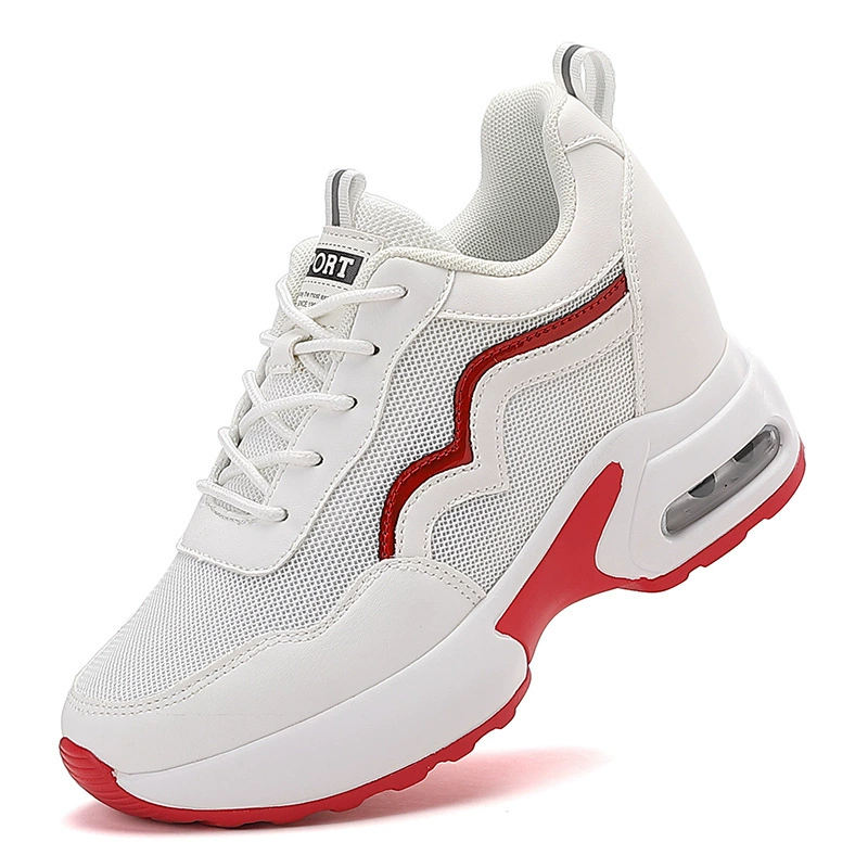 2026 New Breathable Mesh Women Sneakers Fashion Thick Sole Height Increasing Casual Air Cushion Shoes