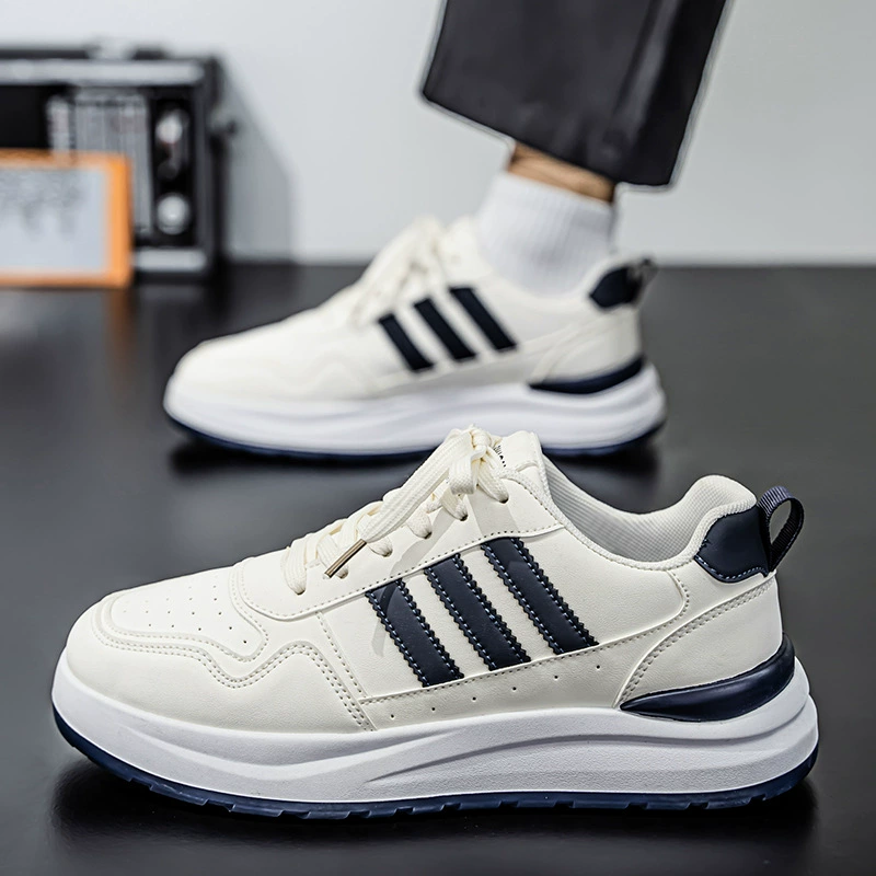 Tênis Dad Shoes Brancos para Homem Primavera, Respiráveis, Sola Grossa, Casuais, Leves, 2026, Board Shoes Esportivos