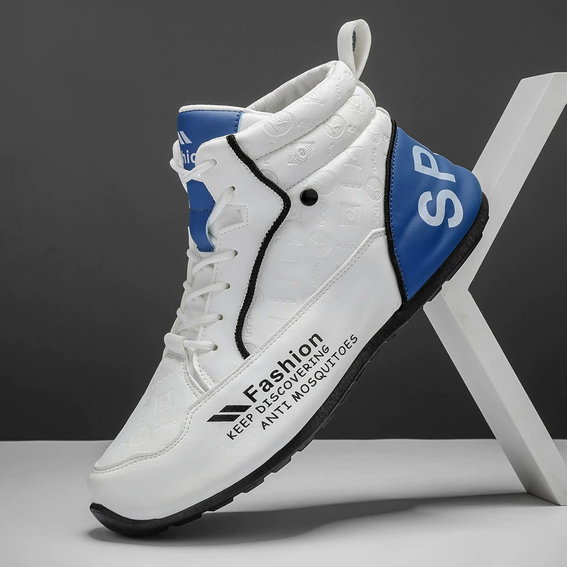2026 Frühling Neu Herren High Top Martin Boots weiße lässige Sportschuhe Student Trend Schuhe