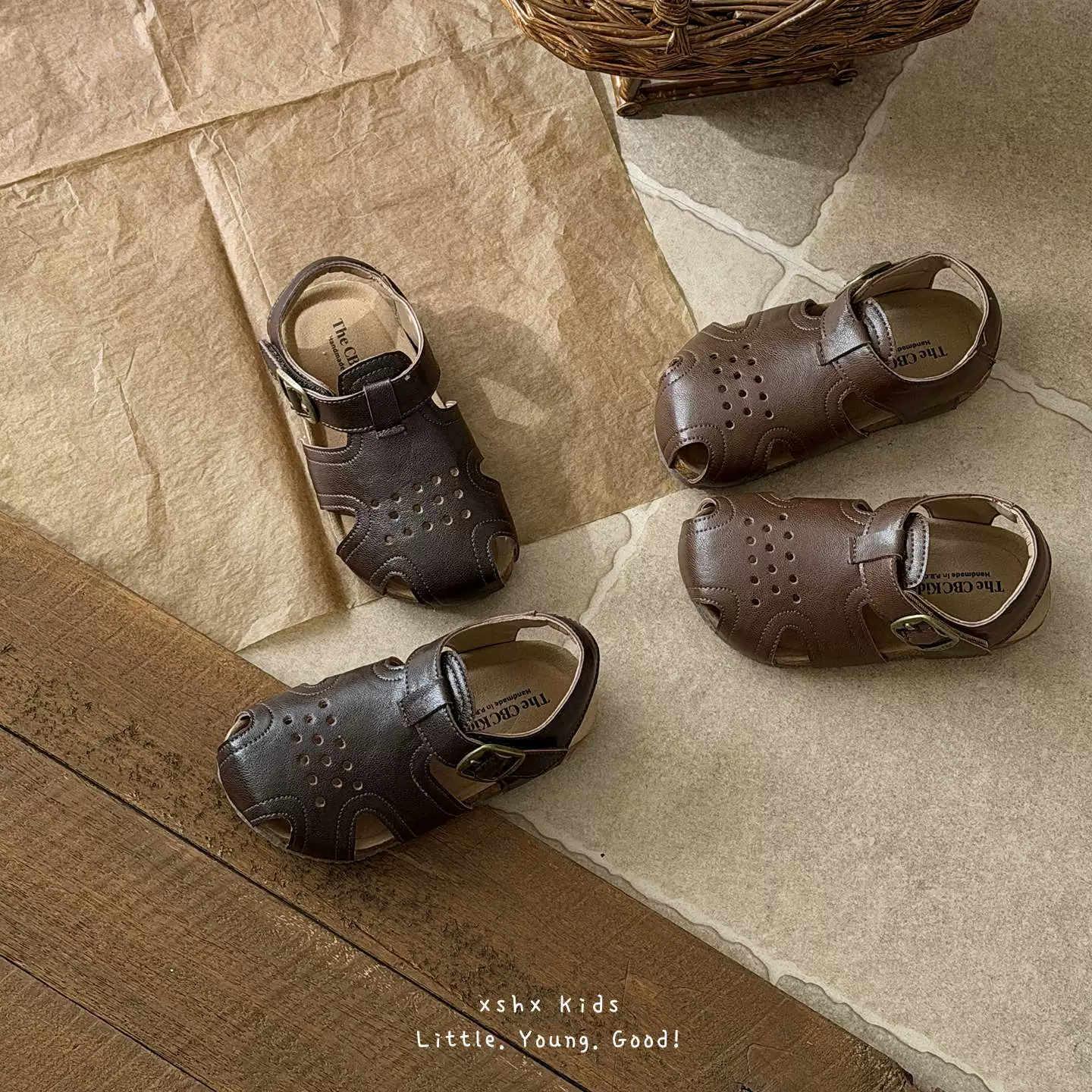 XSHX Sandales à semelle souple antidérapante pour enfants, embout protecteur, printemps-été · MOHE China shoe factory