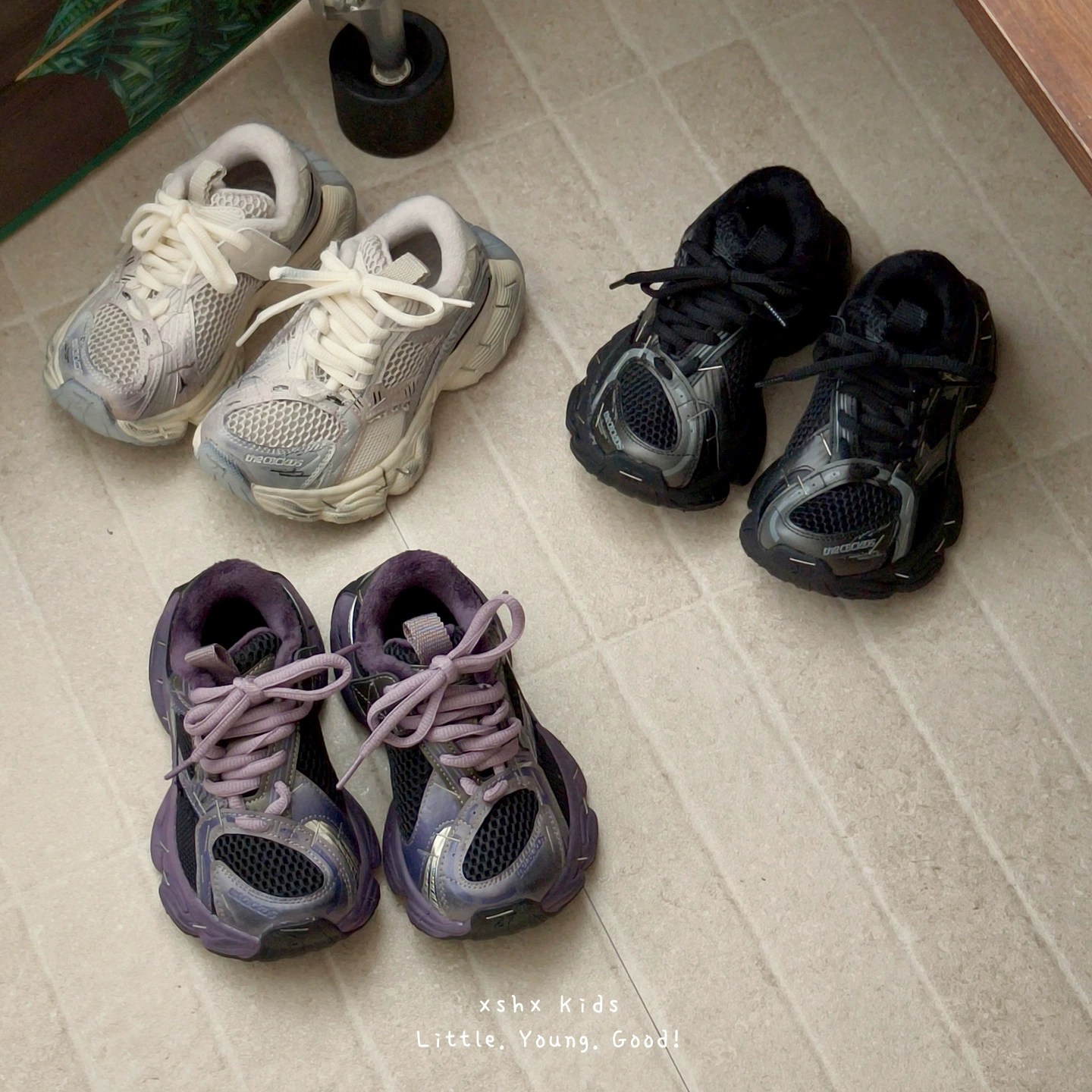 XSHX Chaussures dad travail lourd Paris pour enfants garçons filles velcro famille hiver · MOHE China shoe factory