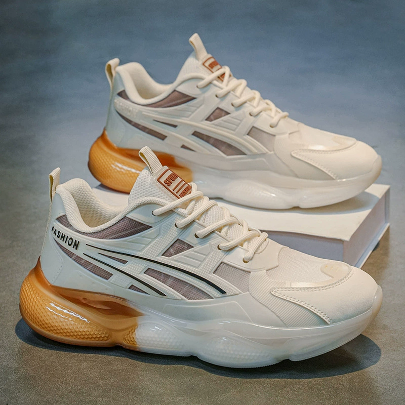 Tênis Esportivos Pretos Casuais para Homem Primavera Sola Macia Leve Amortecimento · MOHE China shoe factory
