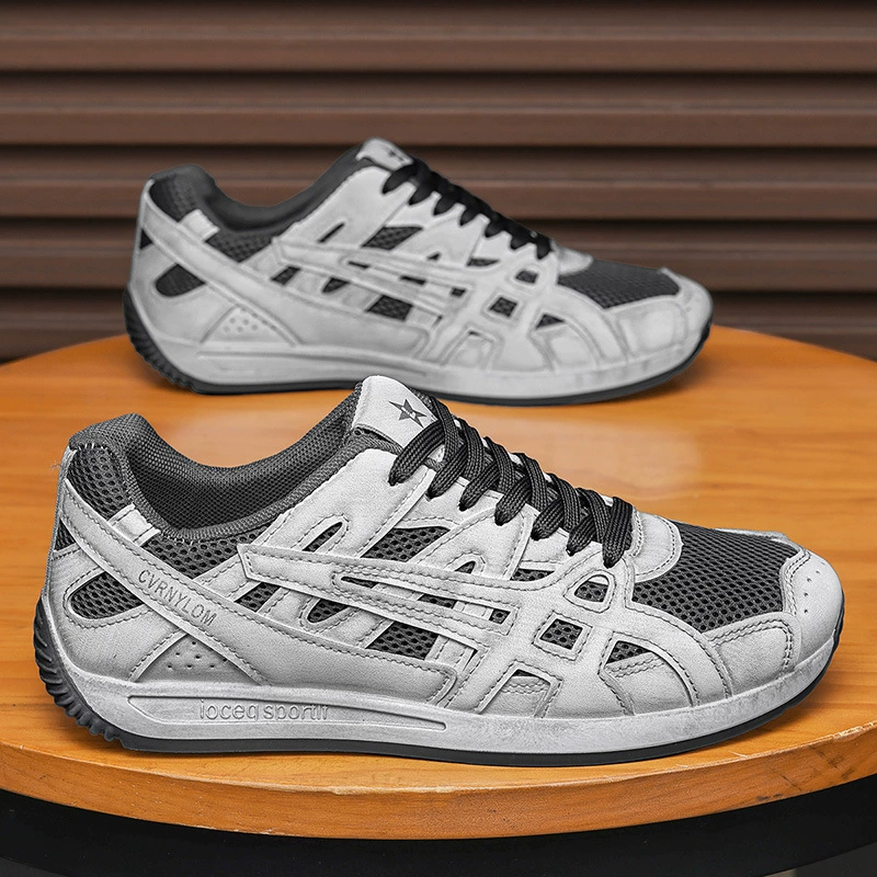 Sapatos Ágata Esportivos Casuais Masculinos em Mesh Respirável, Leves, Verão 2026 · MOHE China shoe factory