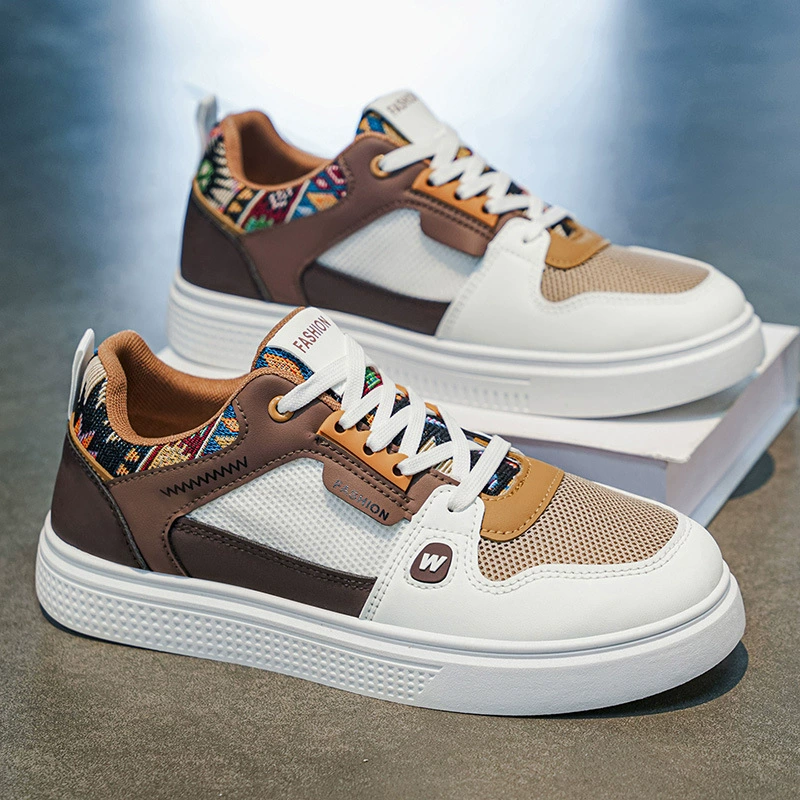 Chaussures homme board 2026 été mesh respirant semelle épaisse sneakers décontractées · MOHE China shoe factory