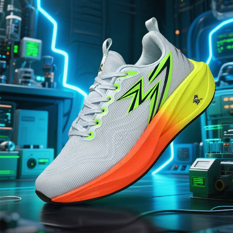 Nouvelles chaussures de course pour hommes en gros, mesh respirant été, plaque carbone, unisexe