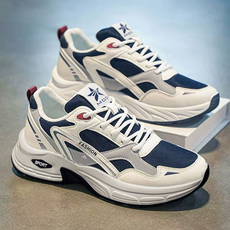 Chaussures de running homme été 2026 mesh respirant semelle épaisse étudiant père sneakers modèle 2053 · MOHE China shoe factory