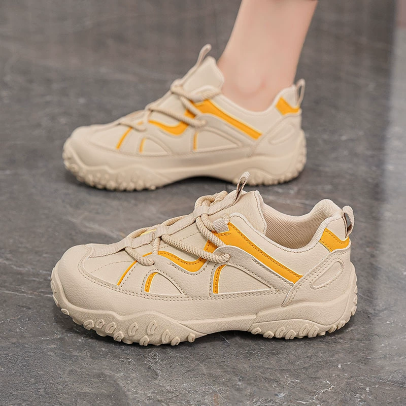 Zapatos Blancos Transpirables Otoño Mujer Coreanos Suela Gruesa Antideslizantes Casual Deportivas tipo Dad