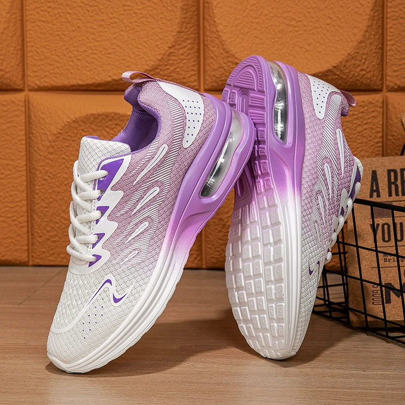 Cross-Border Spring Summer Mesh Outdoor Casual Running Shoes for Women, Air Cushion