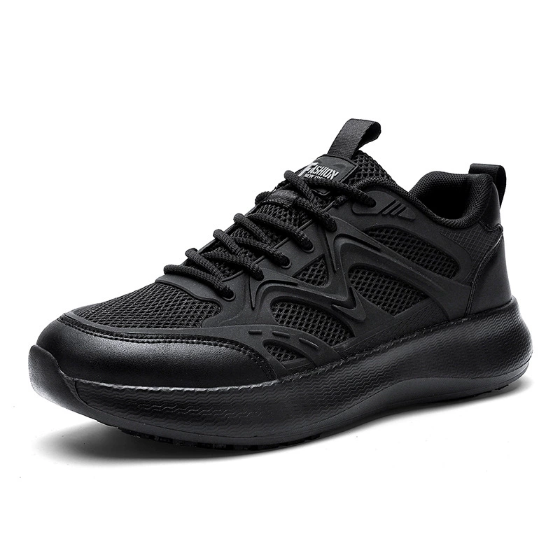 Men's Kitchen Anti-slip Shoes Oil-resistant Breathable Work Shoes for Chef