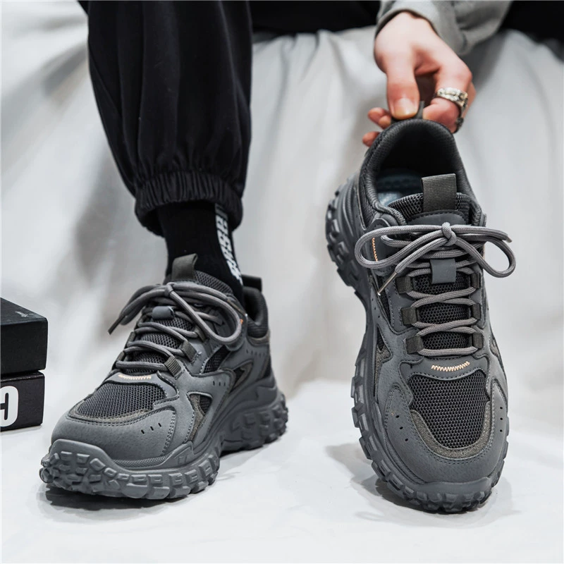 Zapatos Casuales Estilo Dad para Hombre Trabajo Seguridad Antideslizantes Resistentes Ligeros