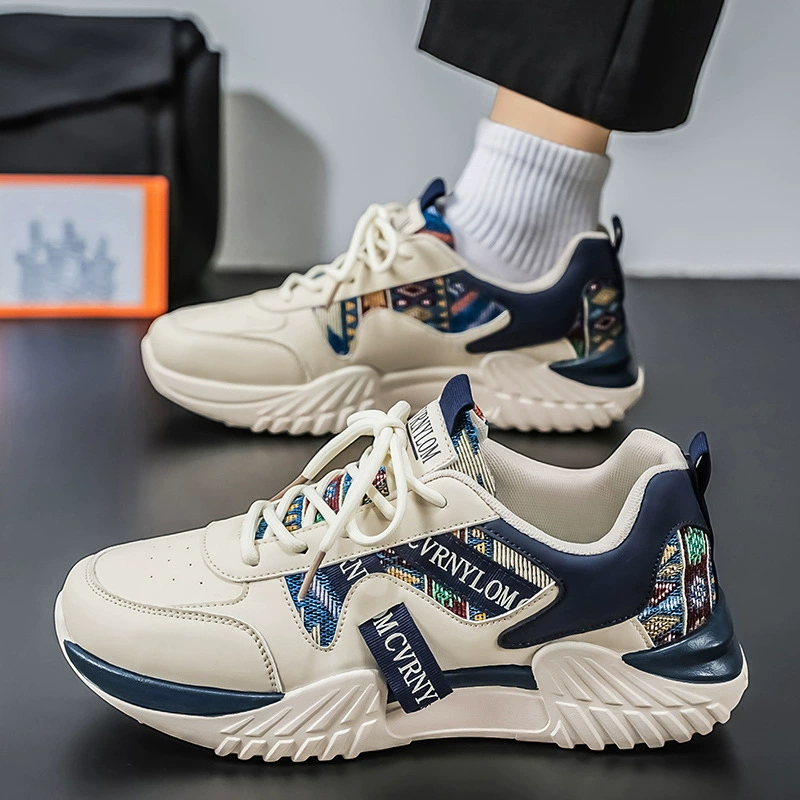 Chaussures de running décontractées extérieur respirantes pour homme été 2026, compensée polyvalente sport · MOHE China shoe factory
