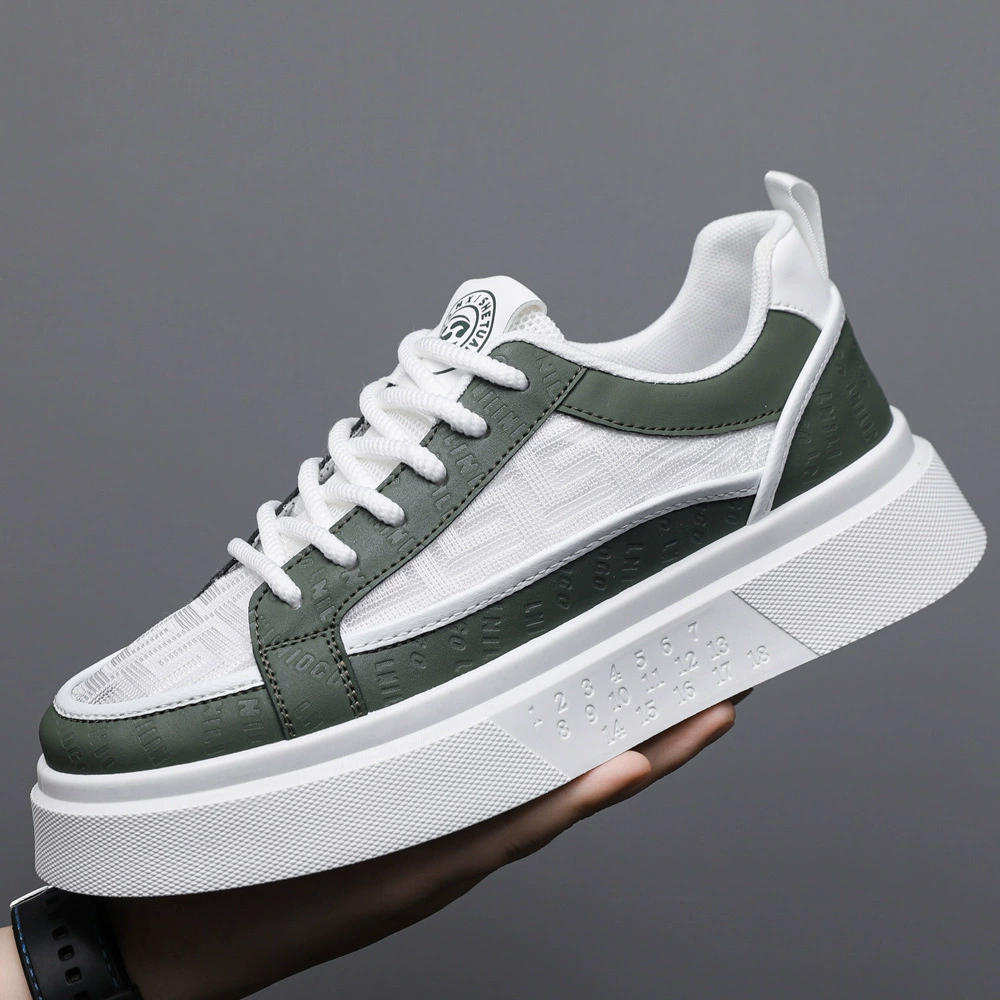 White Sneakers Men Summer 2025 New Mesh Breathable Board Shoes Casual Sports Shoes