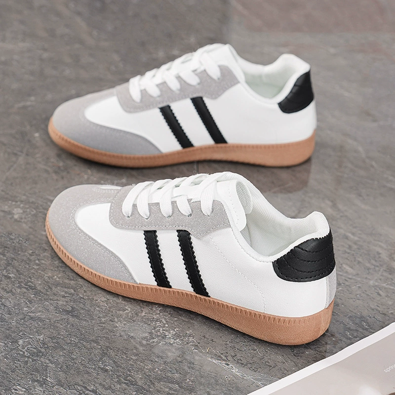 Zapatillas Deutsch Mujer Verano 2025 Nuevas Transpirables Blancas Coreanas Planas Casual