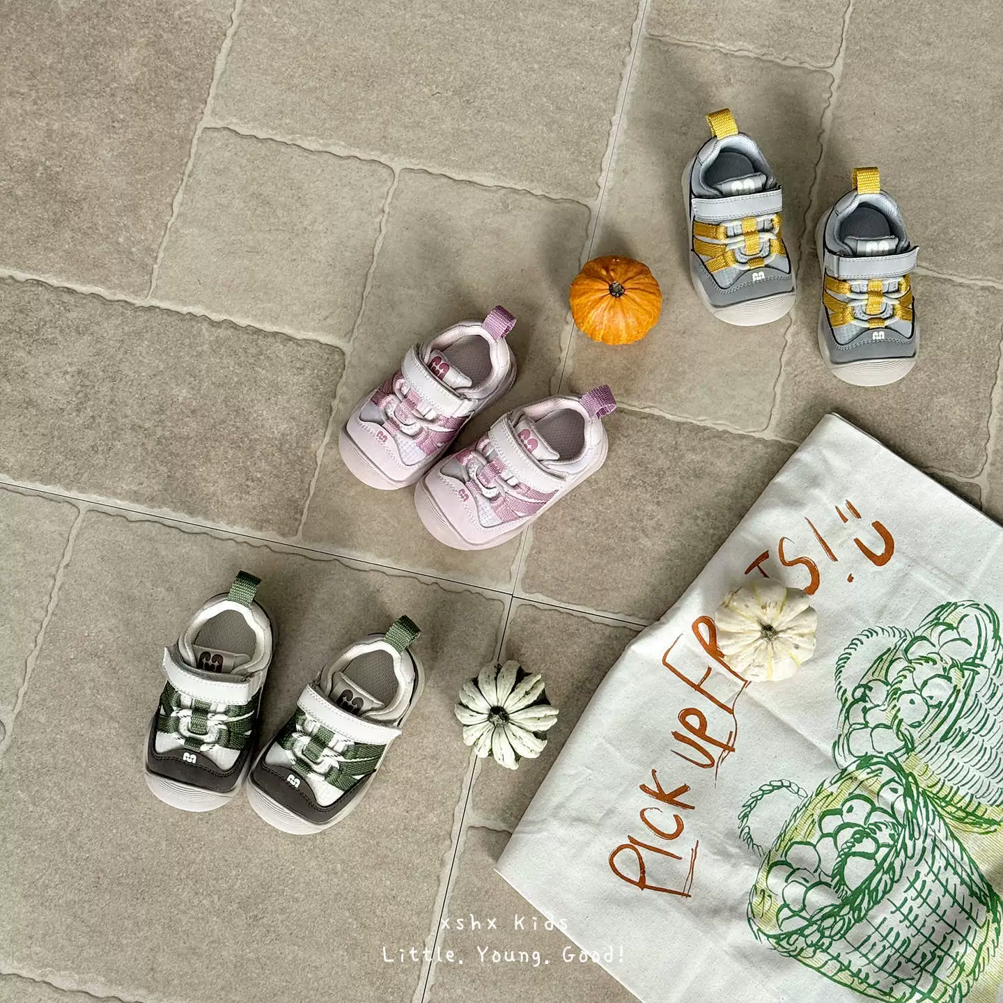 XSHX chaussures fonctionnelles enfants semelle caoutchouc marche stable bout couvert scratch unisexe léger automne nouveau bébé