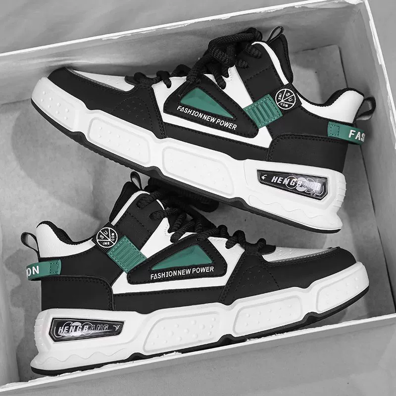 Chaussures de skate homme hiver 2026 montantes chunky, baskets basket antidérapantes décontractées · MOHE China shoe factory