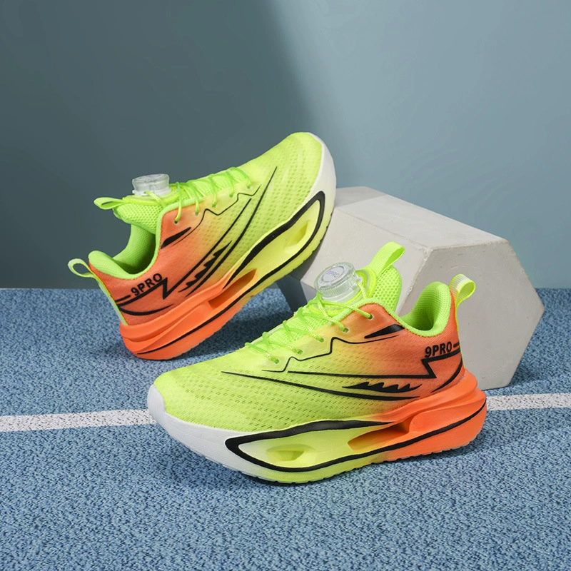 Mesh Laufschuhe Sommer atmungsaktiv Kinder Mädchen Twist Button PE Prüfung leicht Rennsneaker
