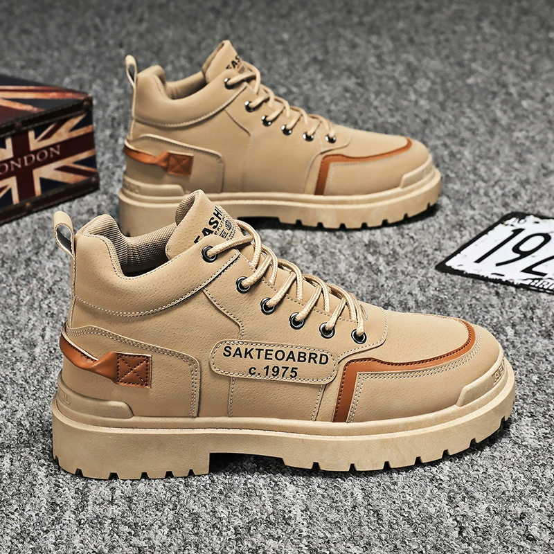 Botas Martin Primavera 2026 para Hombre, Retro Británicas Trabajo Suela Gruesa, Nieve
