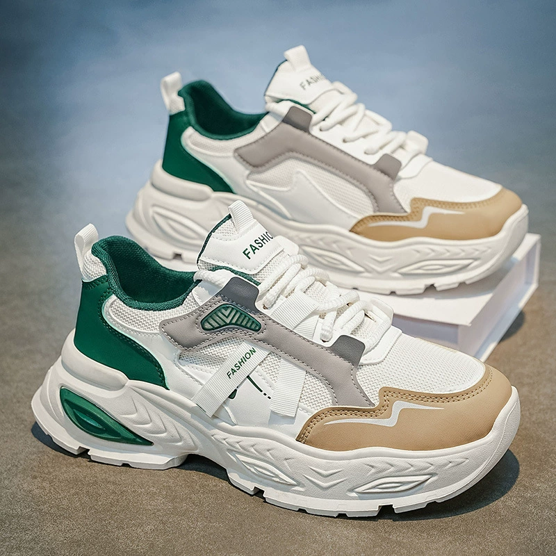 Zapatillas de Suela Gruesa para Hombre 2026 Verano Transpirables de Moda que Aumentan la Altura