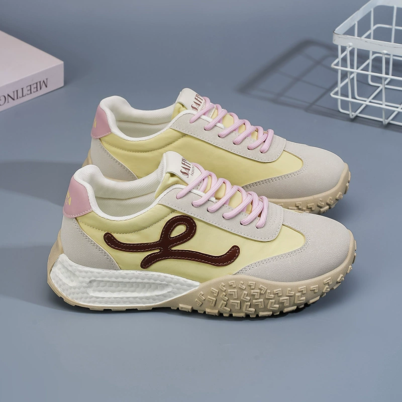 Zapatillas Deutsch Mujer Verano 2025 Nuevas Transpirables Ligeras Suela Suave Casual de Plataforma Dad