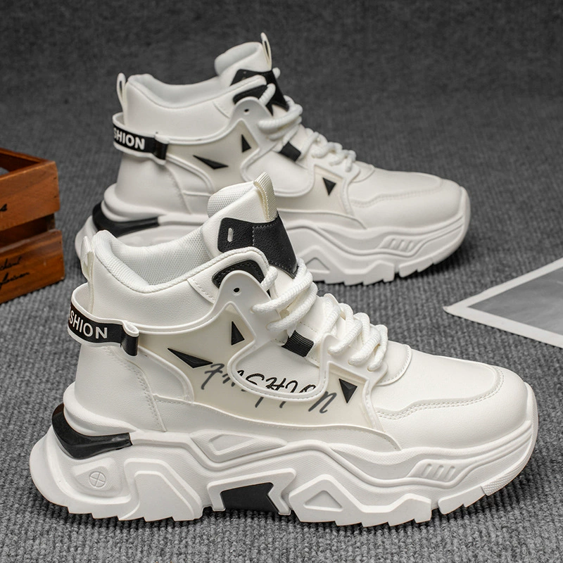 Herren 2026 Frühling Neu High Top Martin Boots Sports lässig weiße Dad Shoes Trend