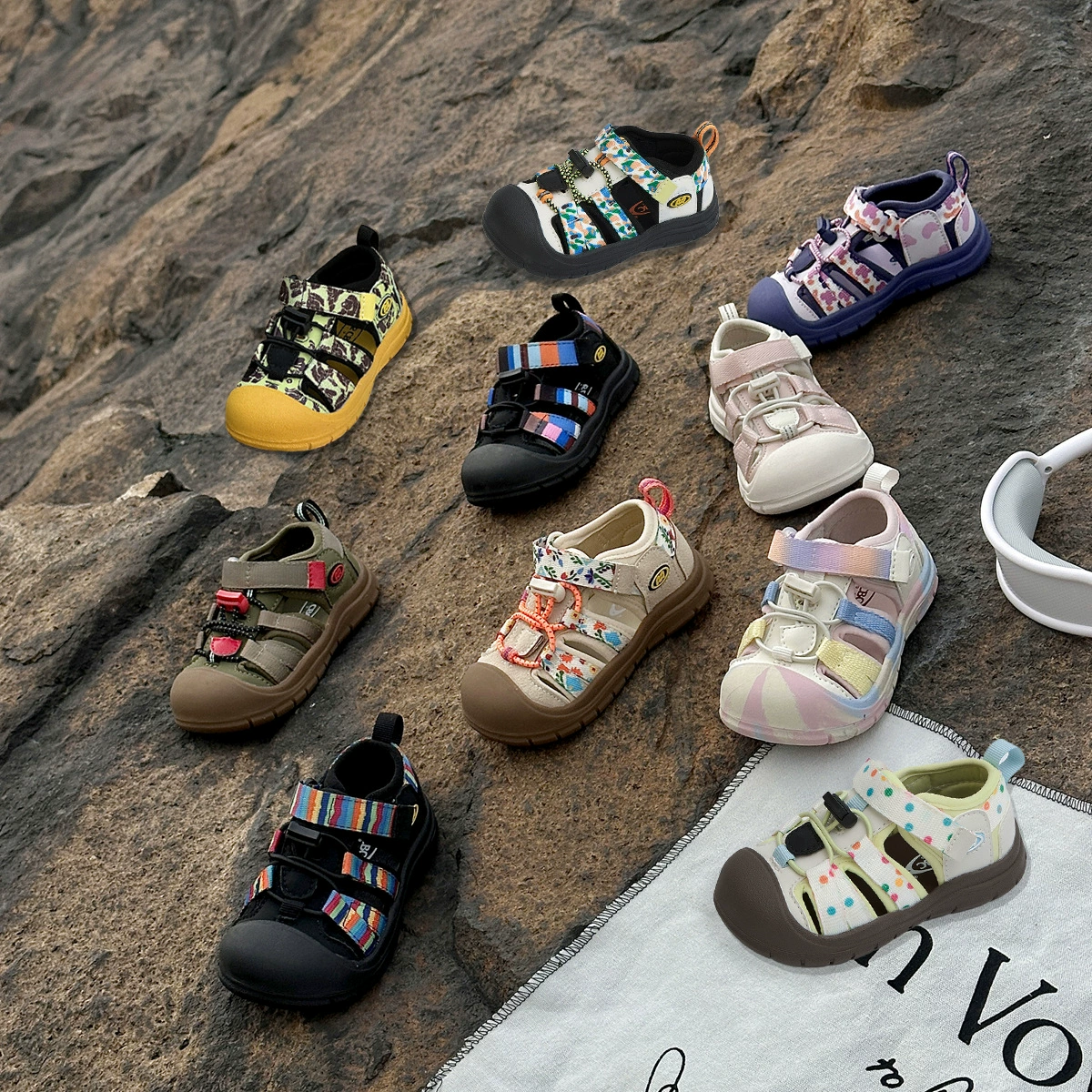 XSHX Chaussures sport extérieur fonctionnelles Mountain pour tout-petits été protection orteils · MOHE China shoe factory
