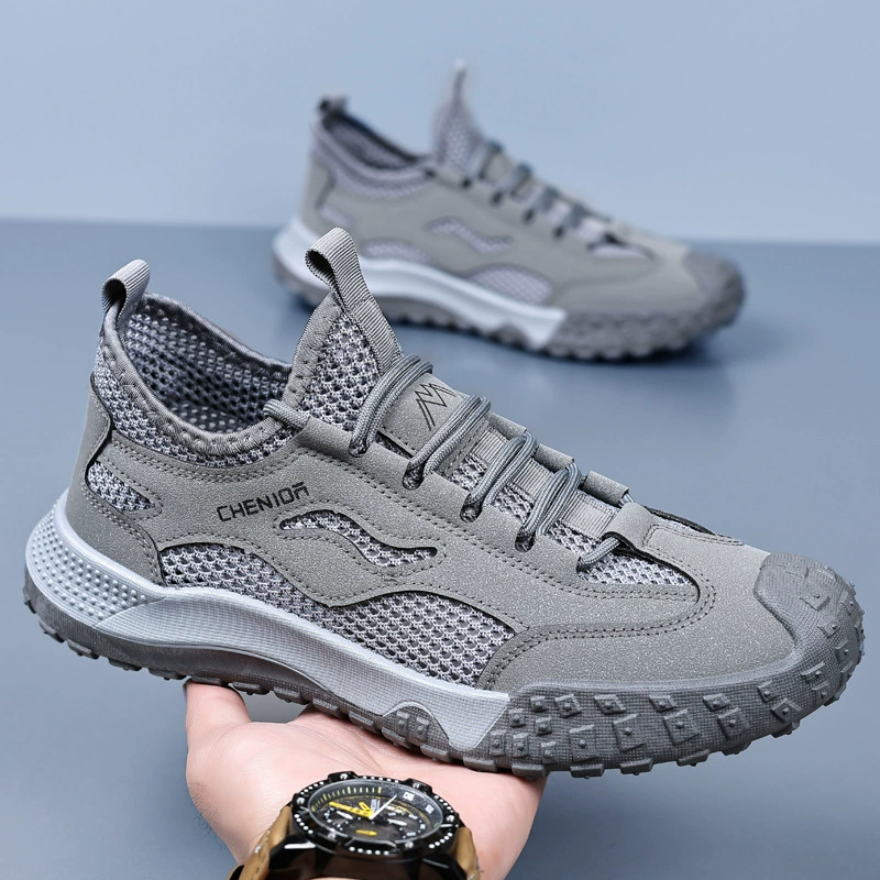 Zapatos de Seguridad para Hombre, Transpirables, de Malla, Antideslizantes, Talla EU