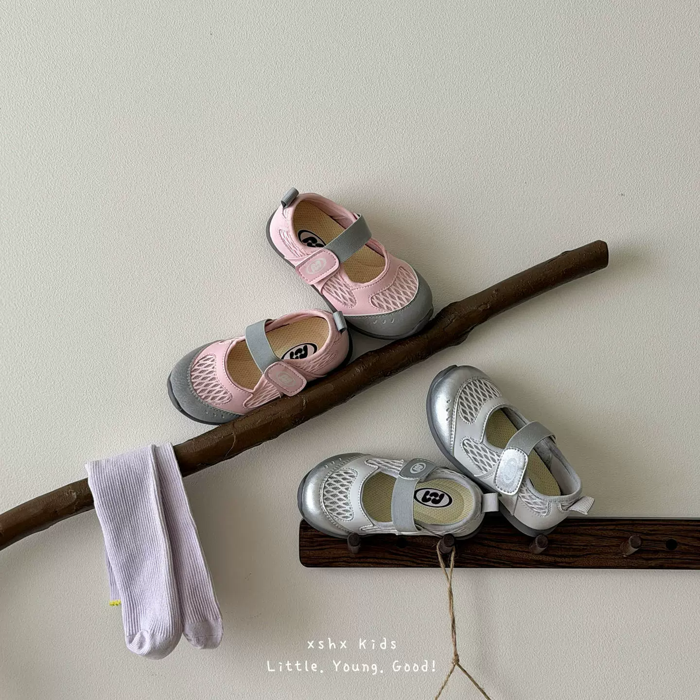 XSHX Kinder Ice-Feel-Mesh-Sandalen mit rutschfester Gummisohle für den Sommer · MOHE China shoe factory