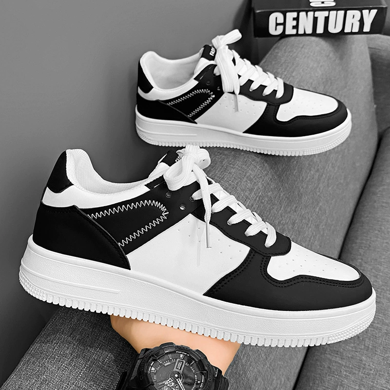 Chaussures basses printemps 2026 homme nouvelles, chaussures décontractées blanches respirantes pour étudiants · MOHE China shoe factory