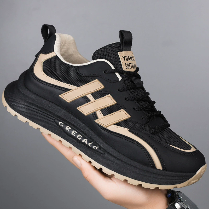 Zapatillas Casuales de Malla Transpirables para Hombre, Ligeras de Suela Suave, Zapatos de Bloques de Color Primavera/Verano