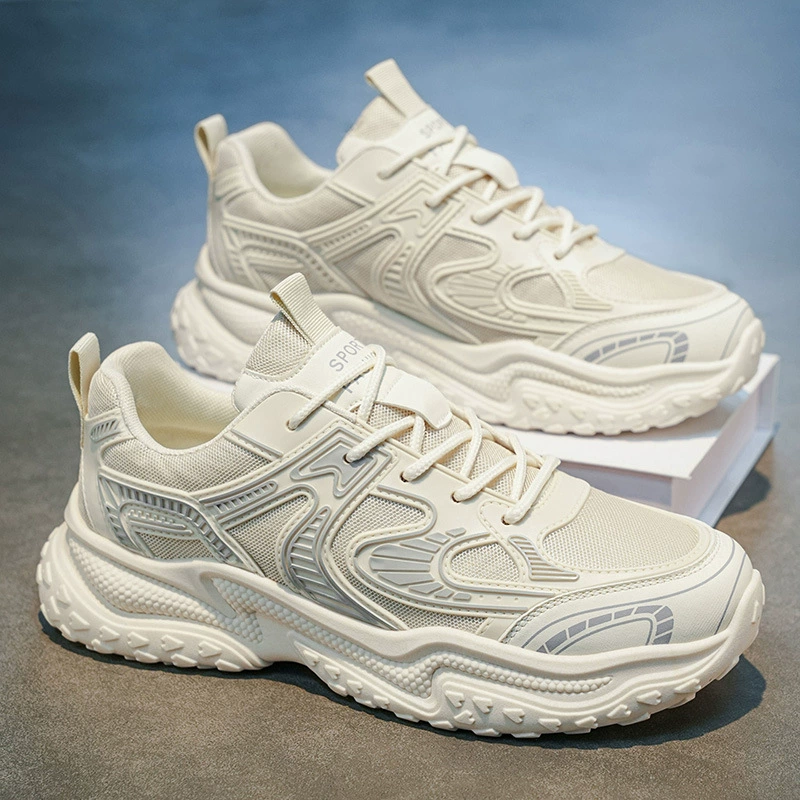 Zapatillas de running de malla transpirables casuales para adolescentes y padres hombre verano 2026