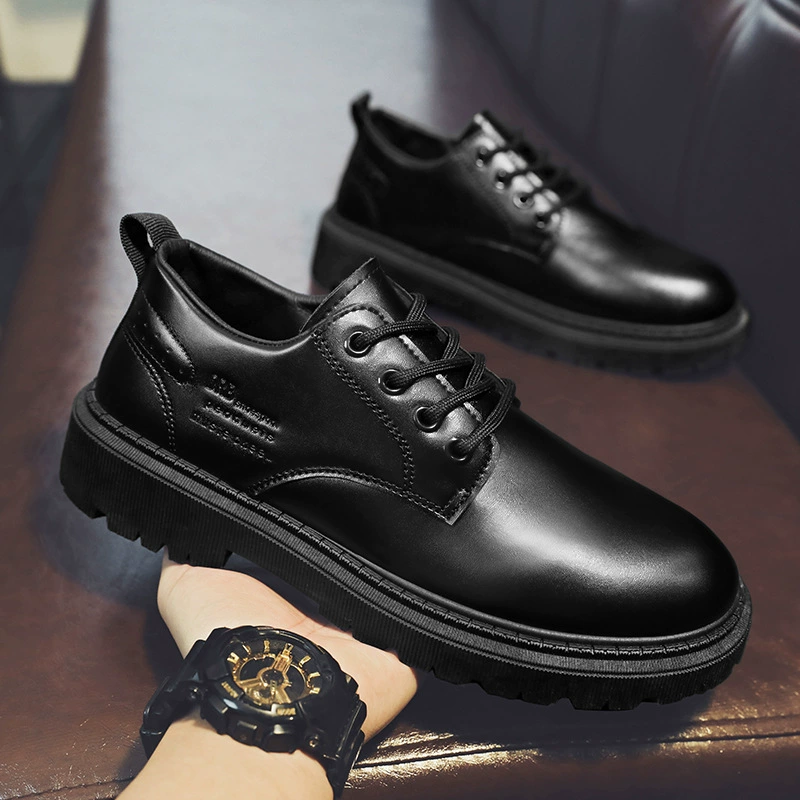 Frühling Design Martin-Stiefel, britische formelle Business-Hochzeit Bräutigam Lederschuhe, atmungsaktiv, lässig